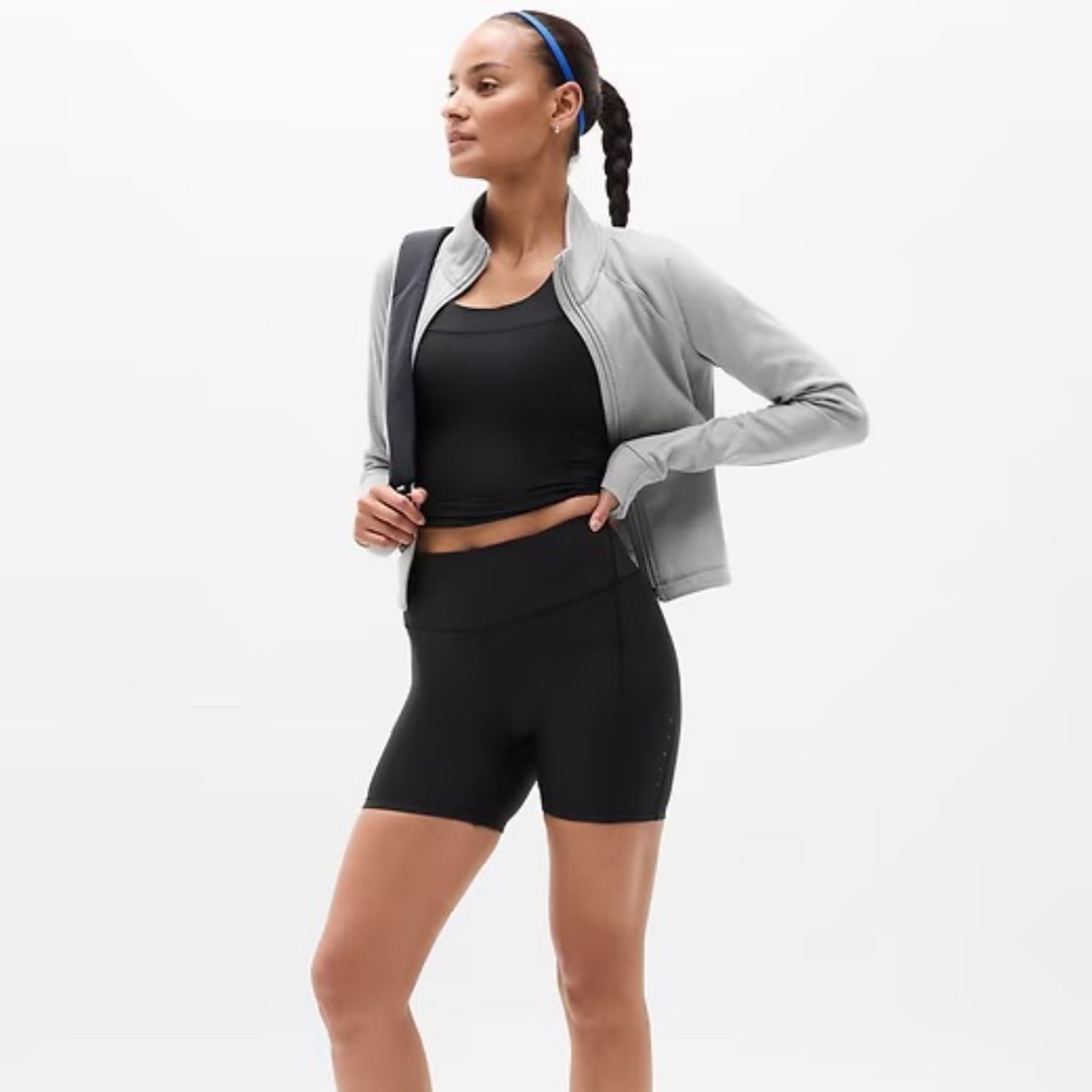 Athleta Pacesetter Ultra High Rise 4" Shortie Size Medium